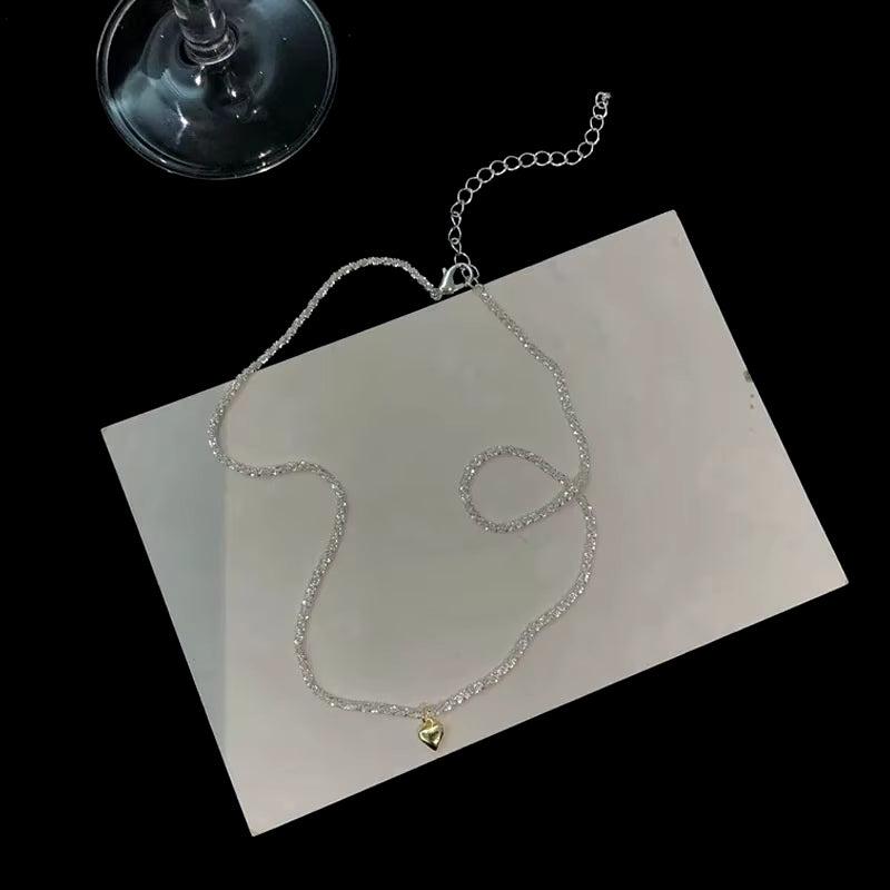 Elevate Your Elegance with the Popular Sparkling Clavicle Chain Choker Necklace for Women - Perfect for Weddings, Parties, and Birthday Celebrations