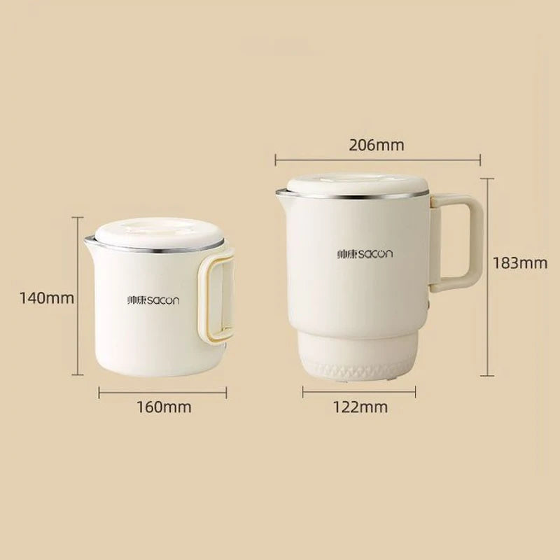 2025 New 3-in-1 Multifunctional Rice Cooker: Portable Electric Kettle and Foldable Hot Pot for Home and Travel