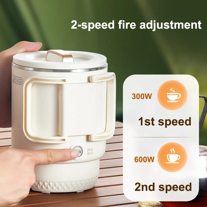 2025 New 3-in-1 Multifunctional Rice Cooker: Portable Electric Kettle and Foldable Hot Pot for Home and Travel