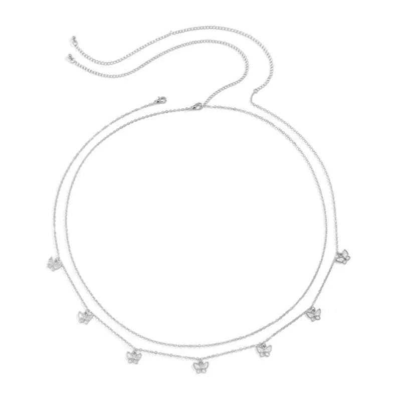Elegant Butterfly Tassel Waist Chain