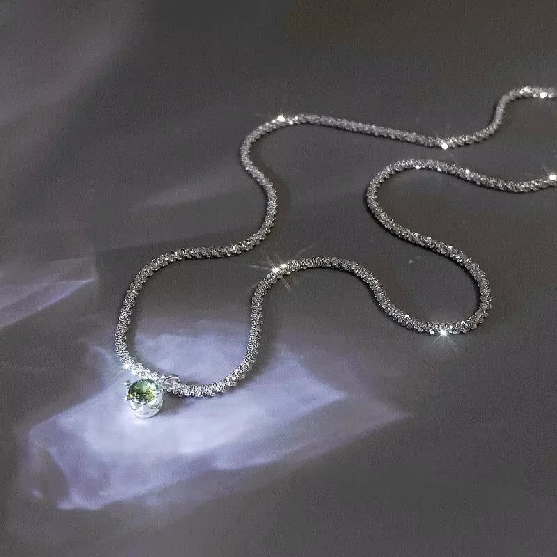 Elevate Your Elegance with the Popular Sparkling Clavicle Chain Choker Necklace for Women - Perfect for Weddings, Parties, and Birthday Celebrations